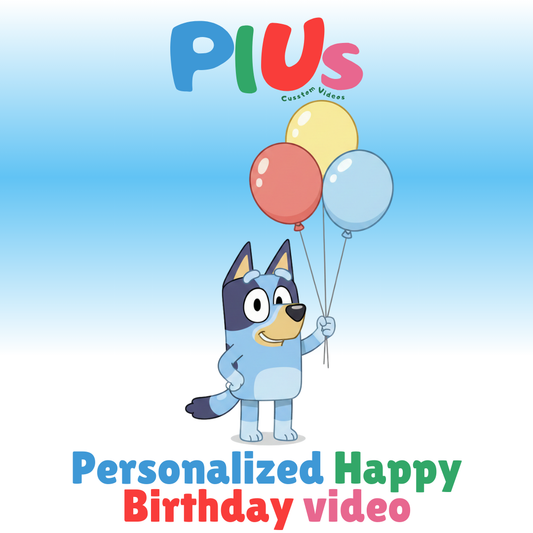 Personalized Happy Birthday video