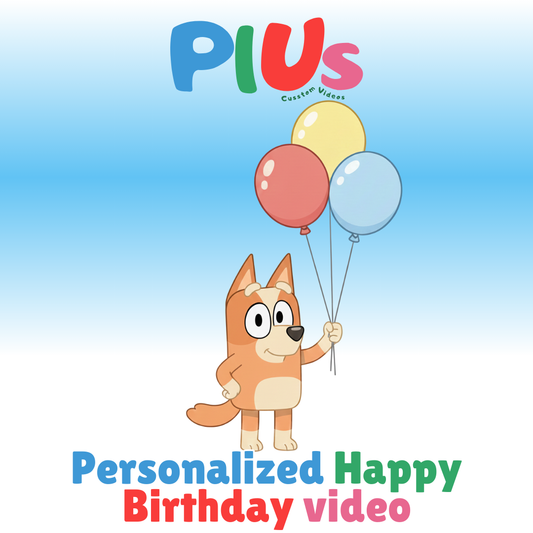Personalized Happy Birthday video