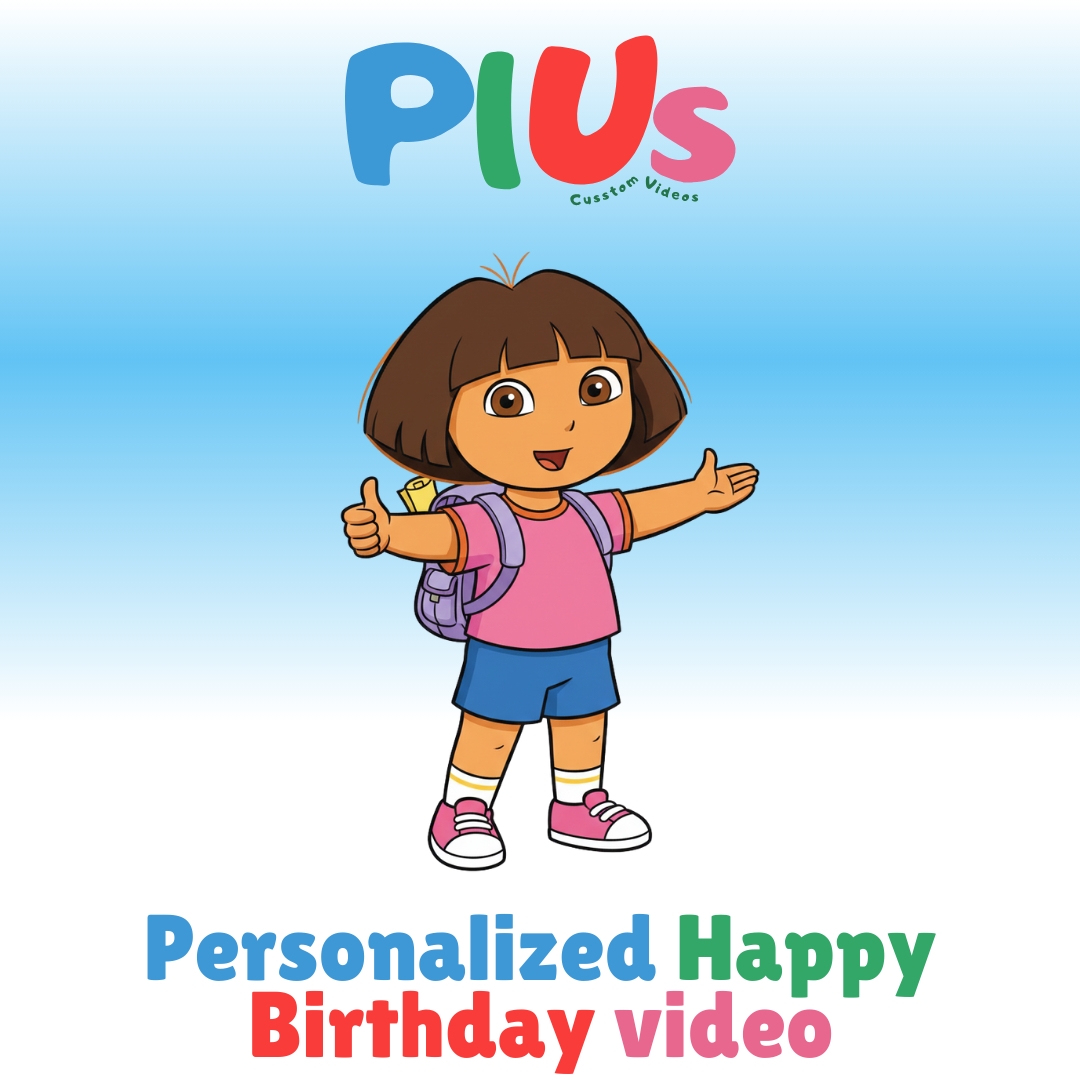 Personalized Happy Birthday video