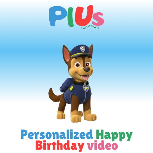 Personalized Happy Birthday video